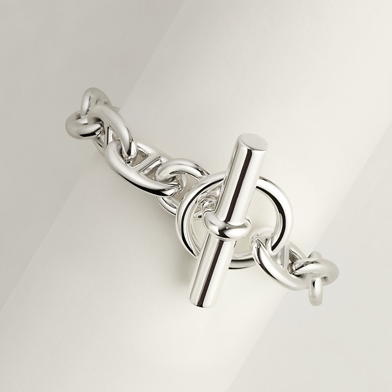 Pulseira Chaîne d'ancre, modelo médio | Hermès Brasil